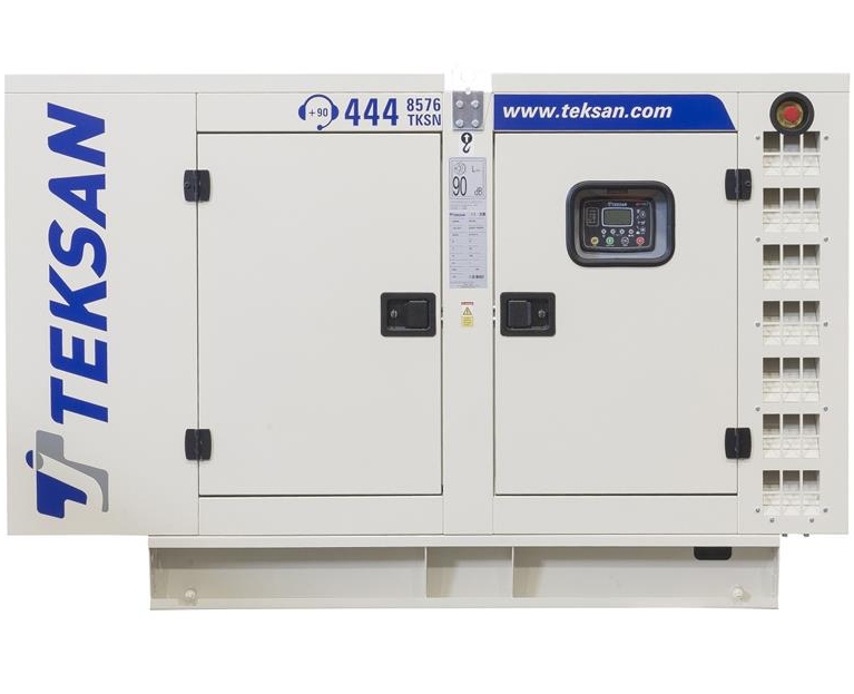 Дизельный генератор Teksan TJ50PE5A в кожухе