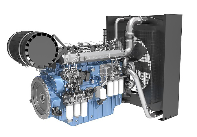 Дизельный двигатель Baudouin 6M33G715/5E2