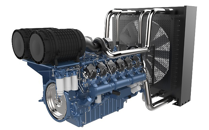 Дизельный двигатель Baudouin 12M33G1250/5E2